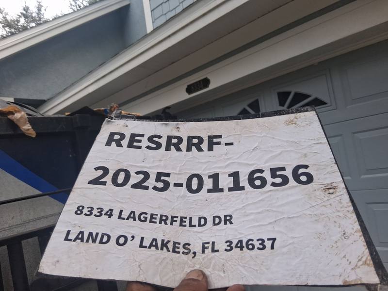 shingle roof replacement in Land O Lakes, Florida