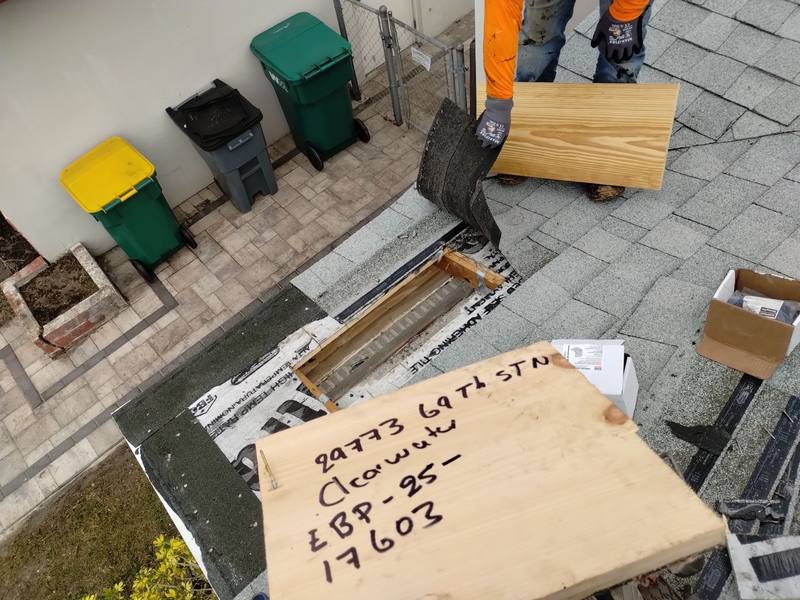 shingle roof replacement in Clearwater, Florida
