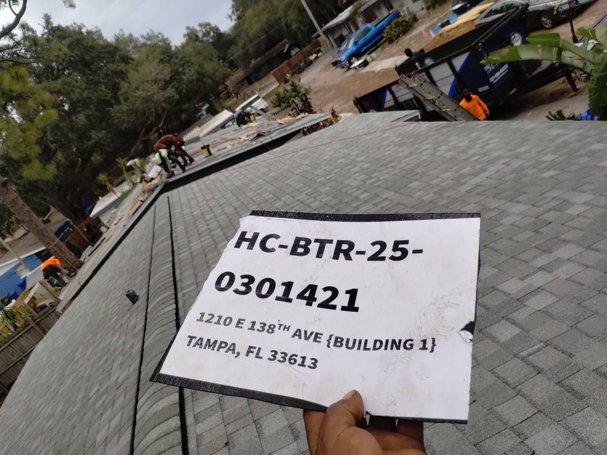 roof replacement in Tampa, Florida