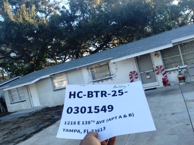 roofing project near 138th Ave in Tampa