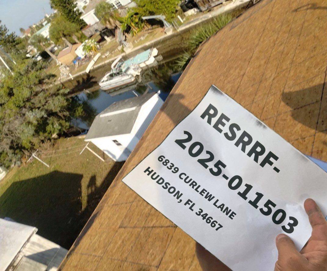 roof replacement in Hudson, Florida