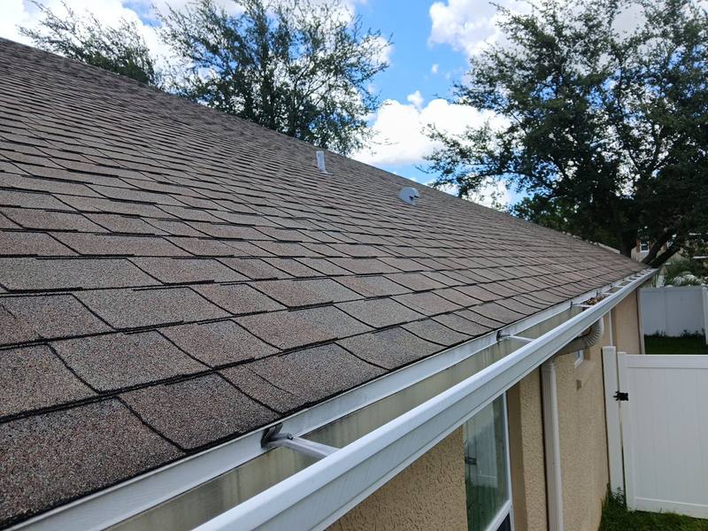 residential shingle roof replacement by Hloska Roofing in Spring Hill