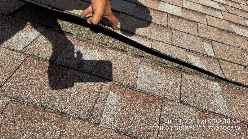completed roofing project in Clearwater FL