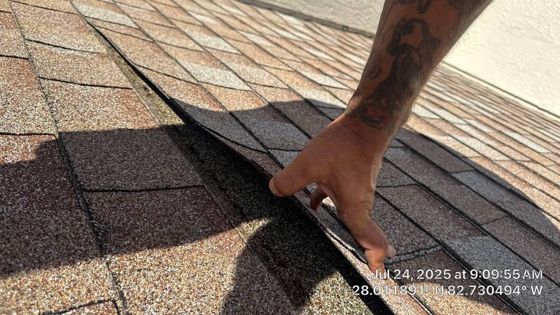 residential roof replacement by Hloska Roofing in Clearwater