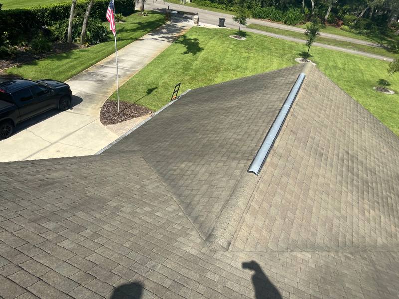 completed roofing project in Dover FL
