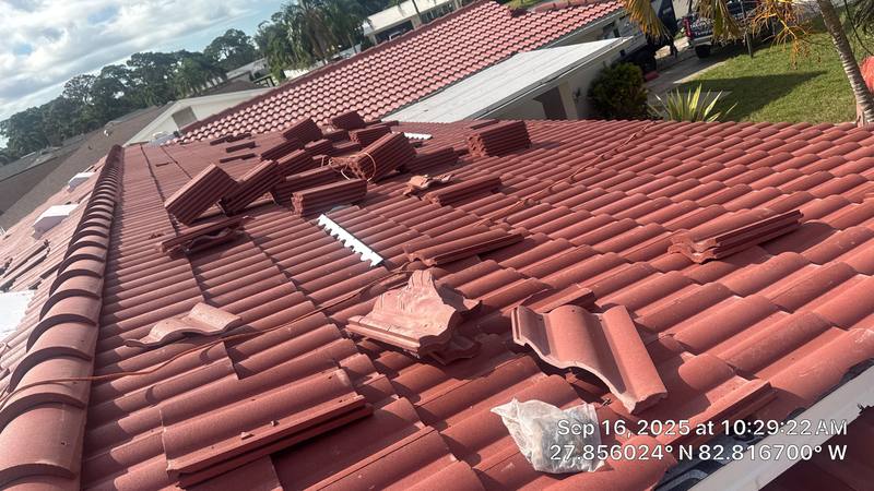 completed roofing project in Dade City FL