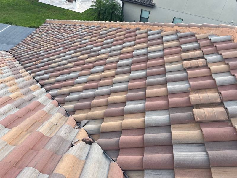 residential tile roof replacement by Hloska Roofing in Tampa