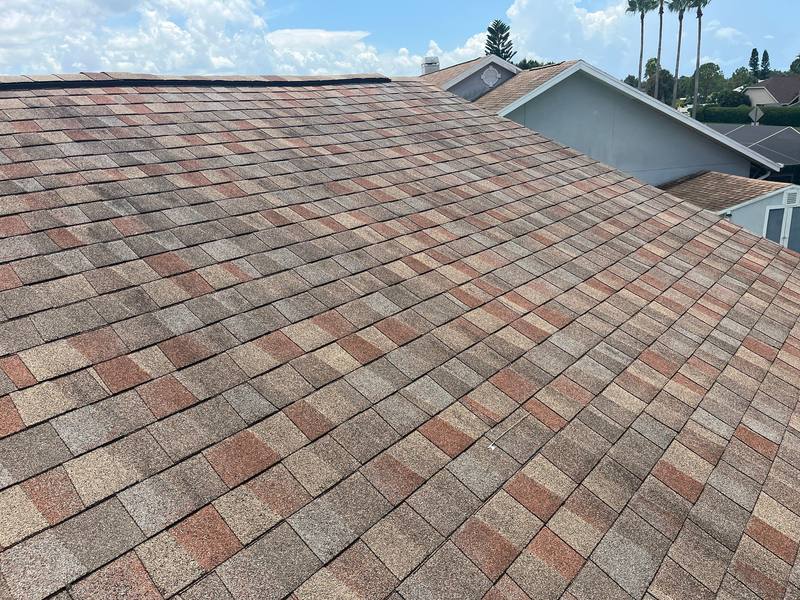 completed roofing project in Riverview FL