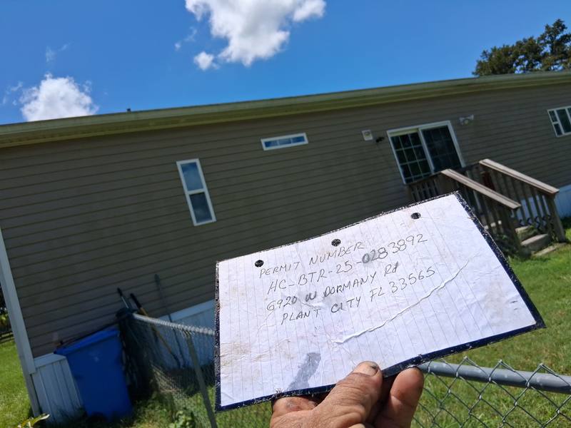 roofing project near West Dormany Rd in Plant City