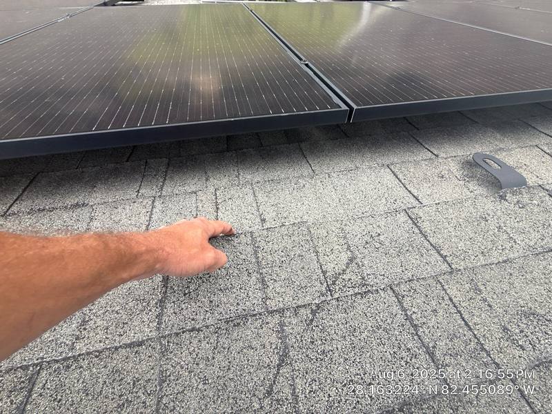 roofing project near Lake Kell Ct. in Lutz