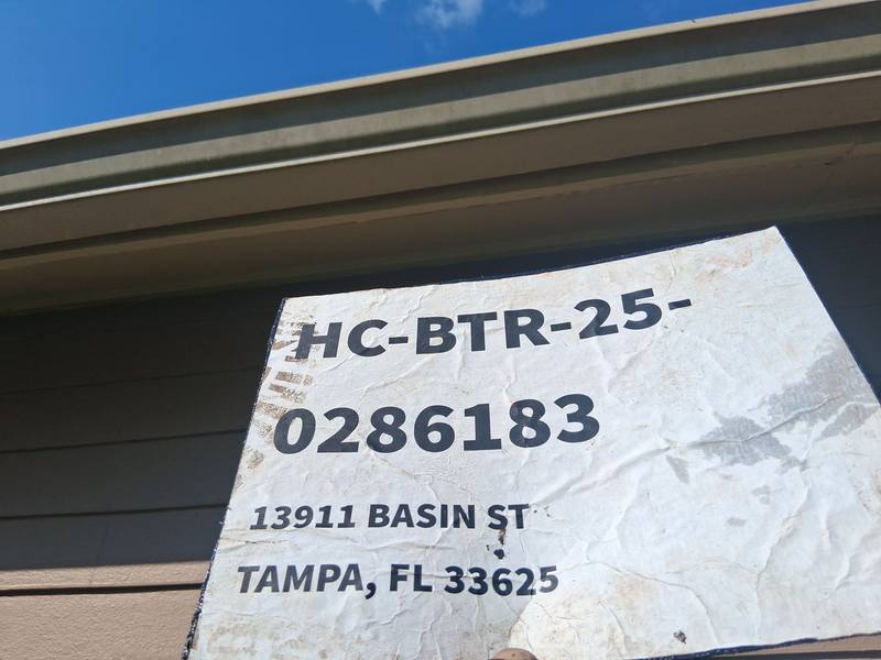 roofing project near Basin St. in Tampa