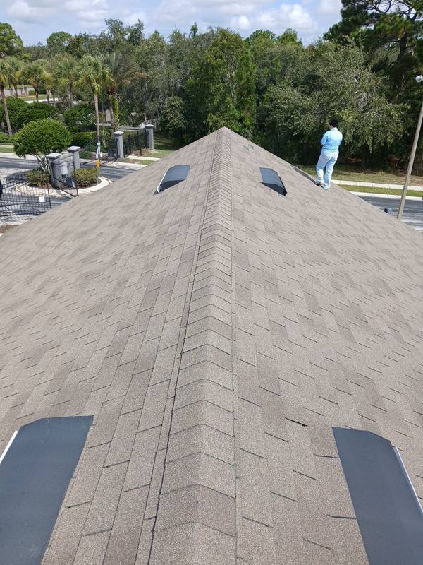 completed roofing project in Spring Hill FL
