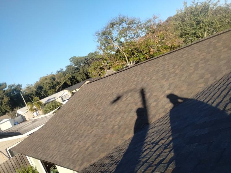 completed roofing project in New Port Richey FL