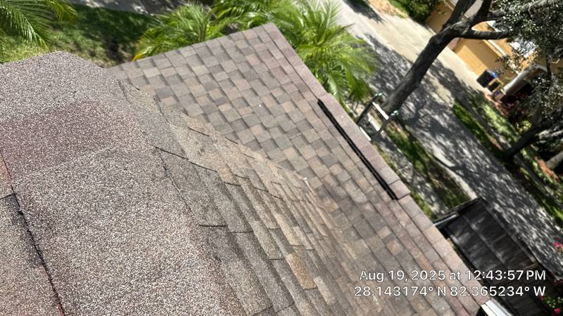 completed roofing project in Tampa FL