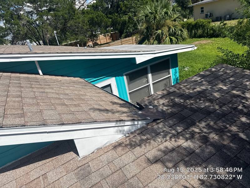 completed roofing project in New Port Richey FL