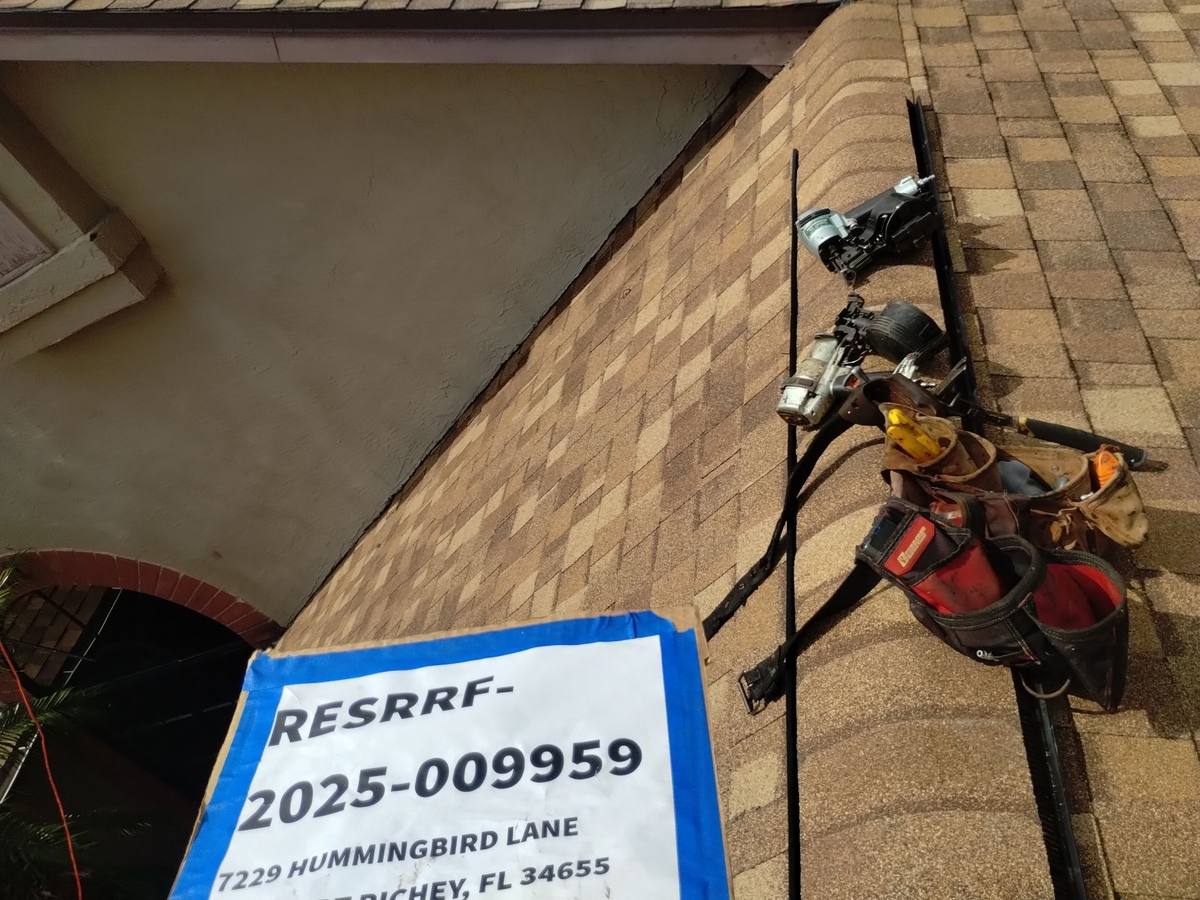 shingle roof replacement in New Port Richey, Florida