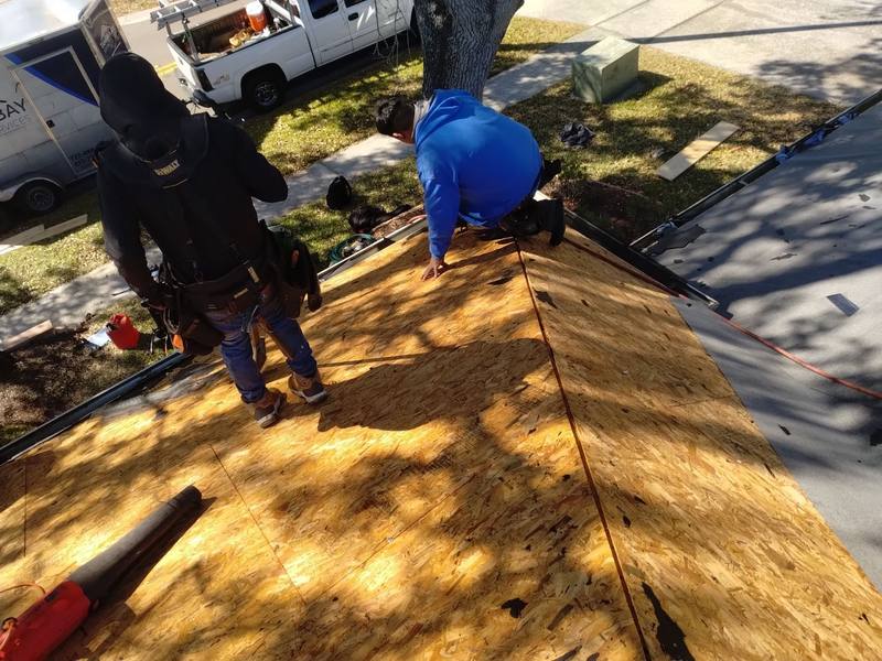 completed roofing project in Tampa FL