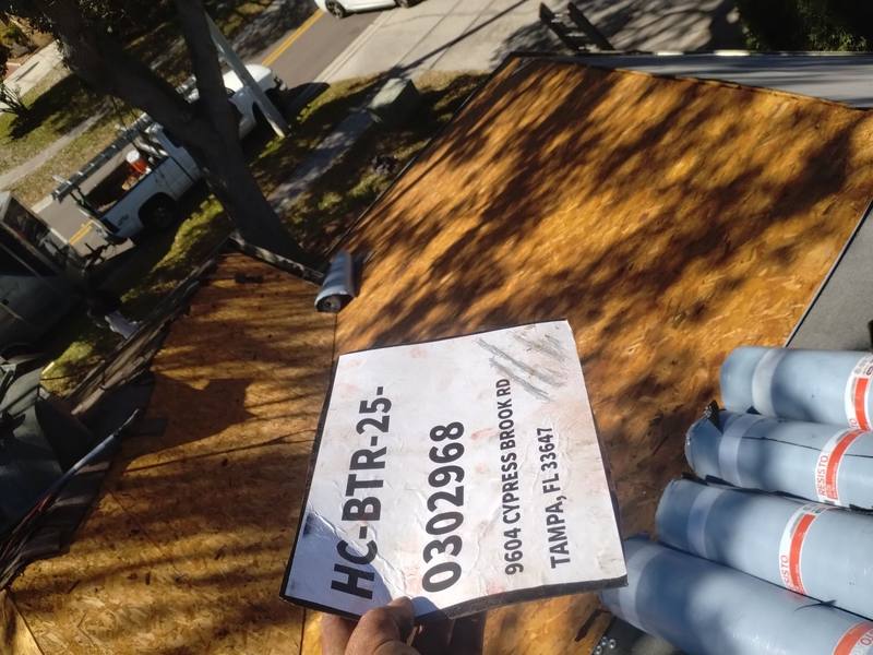residential shingle roof replacement by Hloska Roofing in Tampa