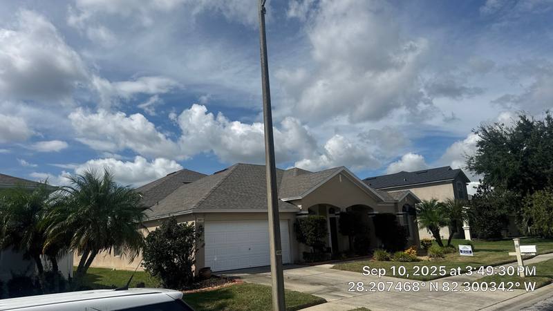 roofing project near Juneberry Dr in Wesley Chapel