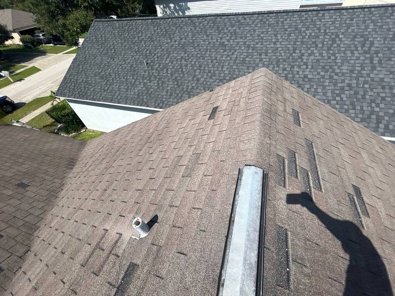 completed roofing project in Wesley Chapel FL