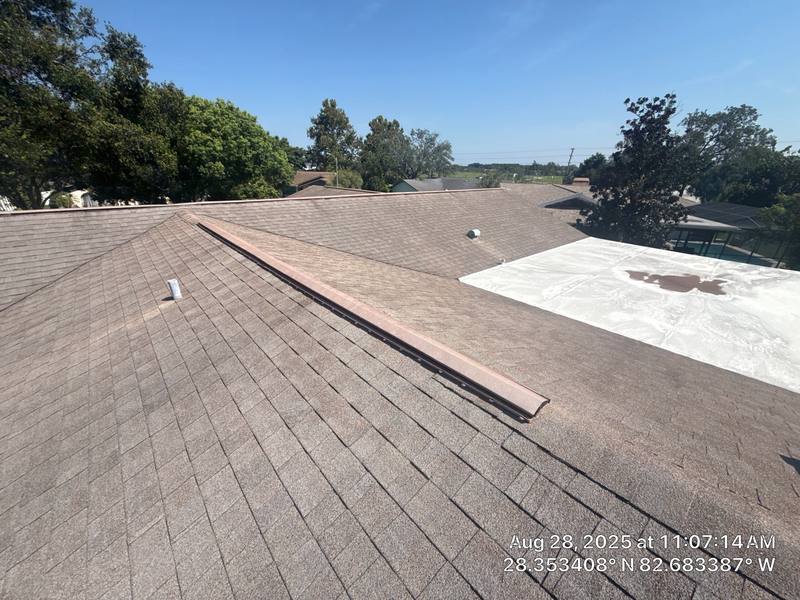 completed roofing project in Hudson FL