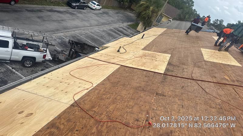 completed roofing project in Tampa FL