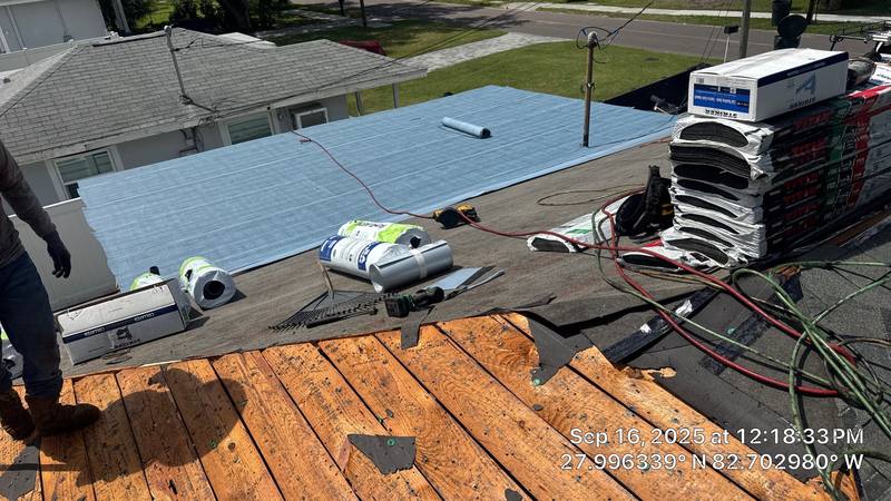 roofing project near Elm St in Safety Harbor