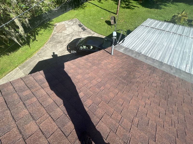 residential shingle roof replacement by Hloska Roofing in Brooksville