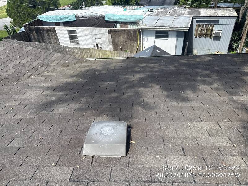 completed roofing project in New Port Richey FL