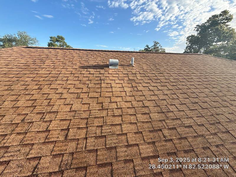 residential shingle roof replacement by Hloska Roofing in Spring Hill