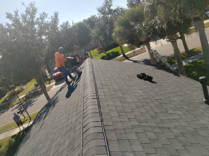 roofing project near New Cross Circle in Lithia