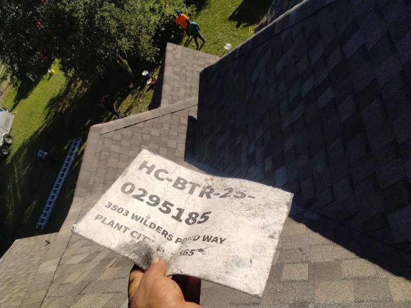 completed roofing project in Plant City FL