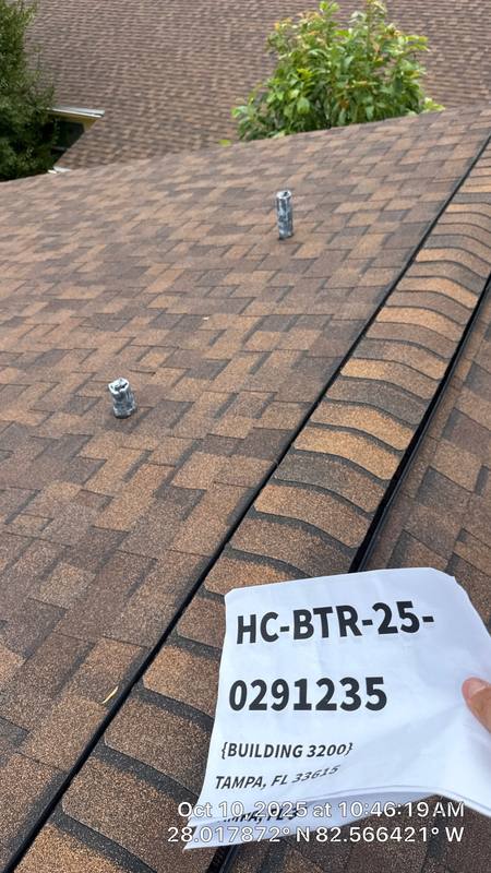 roofing project near Abonado Rd in Tampa
