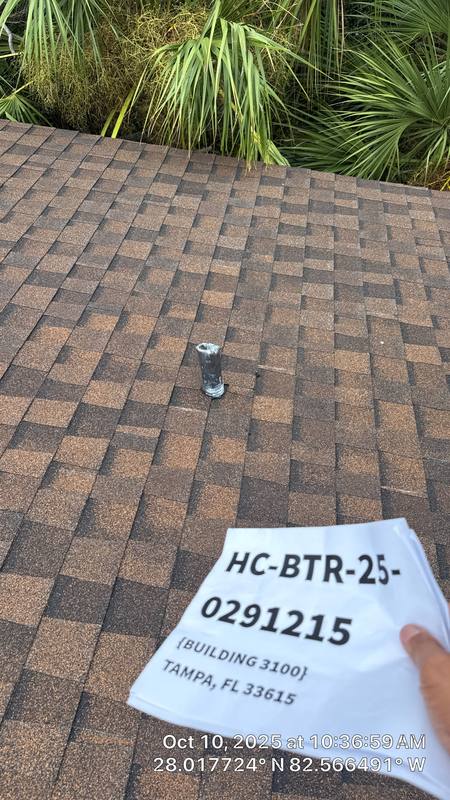 roofing project near Gallineta Dr in Tampa