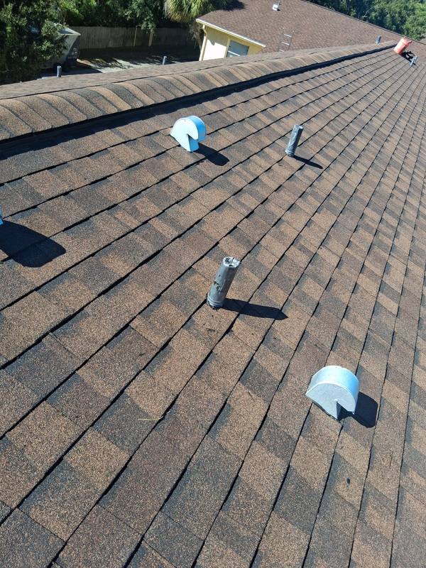 residential shingle roof replacement by Hloska Roofing in Tampa