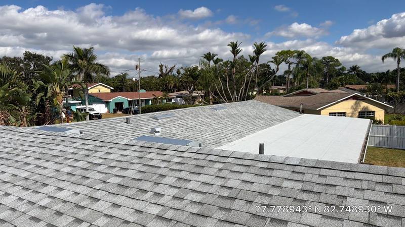 roofing project near Garden Dr N in St. Petersburg