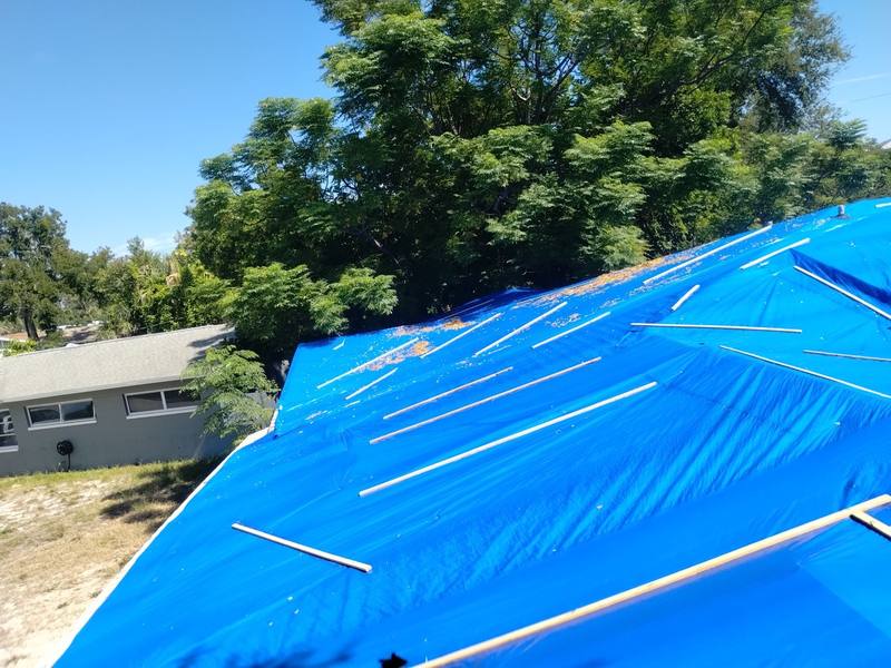 completed roofing project in St.pete FL