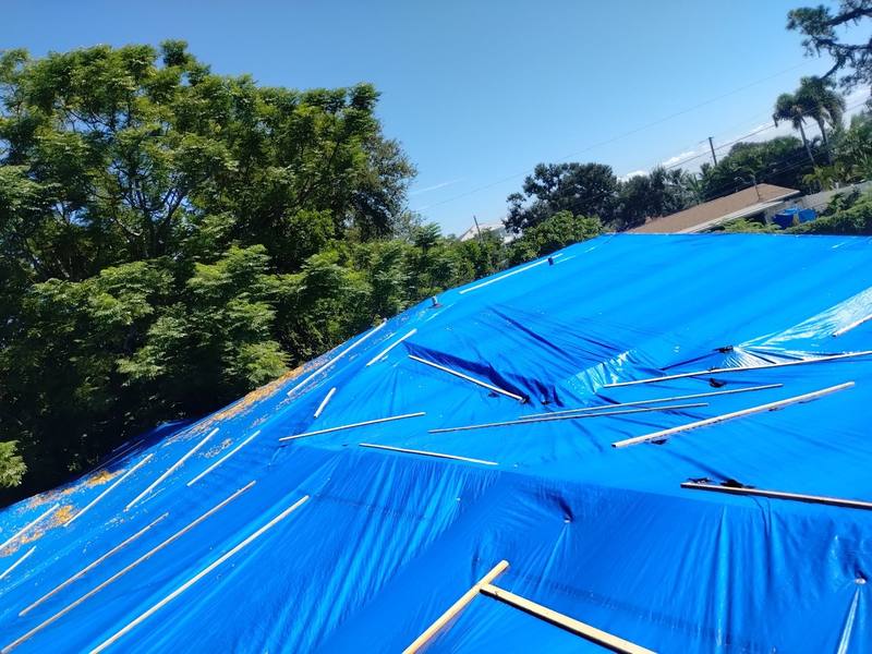 residential roof replacement by Hloska Roofing in St.pete