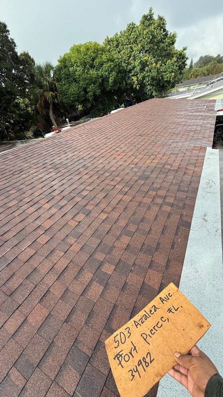 roofing project near Azelea Ave in Fort Pierce