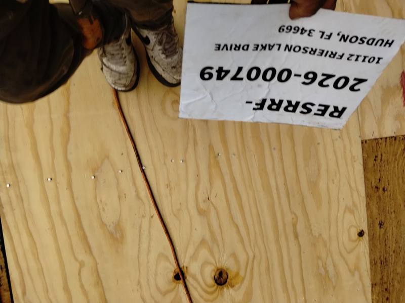 roofing project near Frierson Lake Drive in Hudson