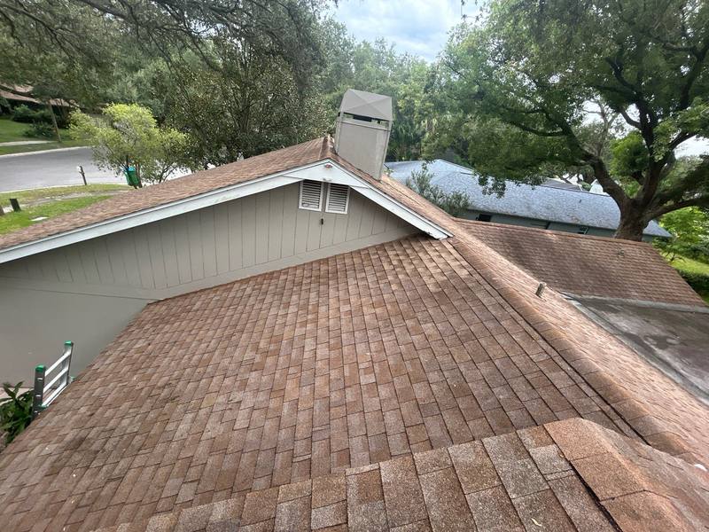 completed roofing project in Palm Harbor FL