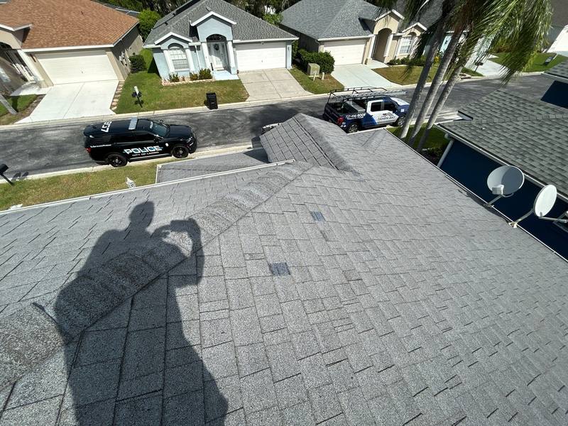 completed roofing project in New Port Richey FL