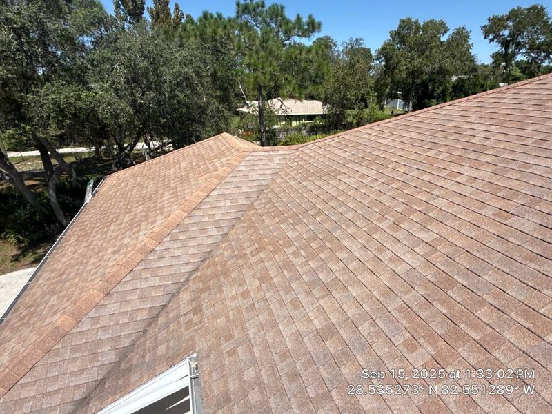 roofing project near Jasbow Junction in Weeki Wachee