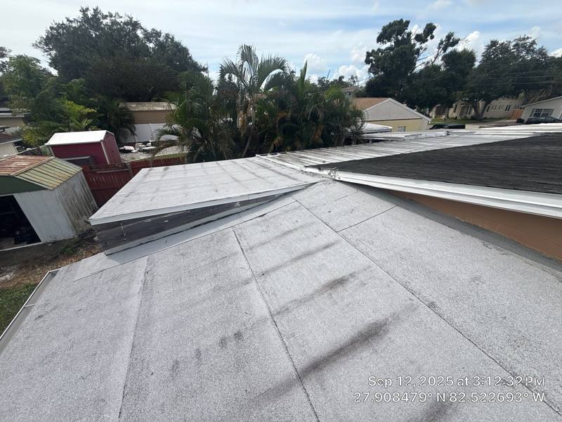 completed roofing project in Tampa FL