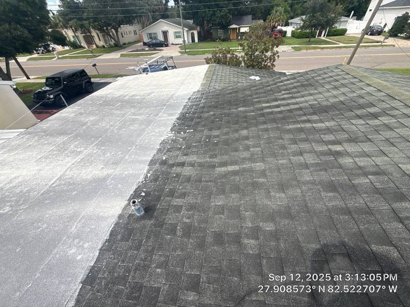 residential shingle roof replacement by Hloska Roofing in Tampa