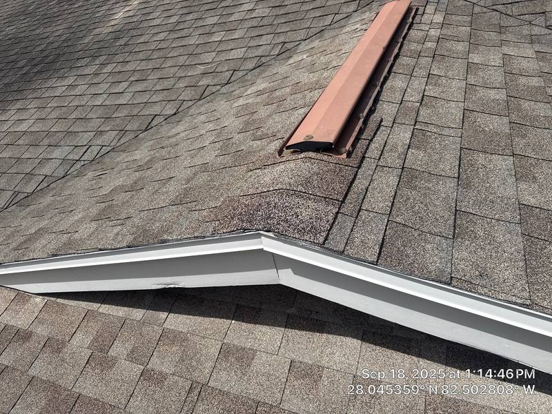 completed roofing project in Tampa FL