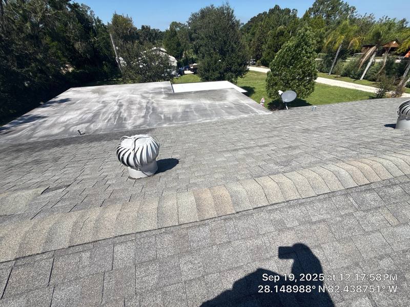 roofing project near Walker Rd in Lutz