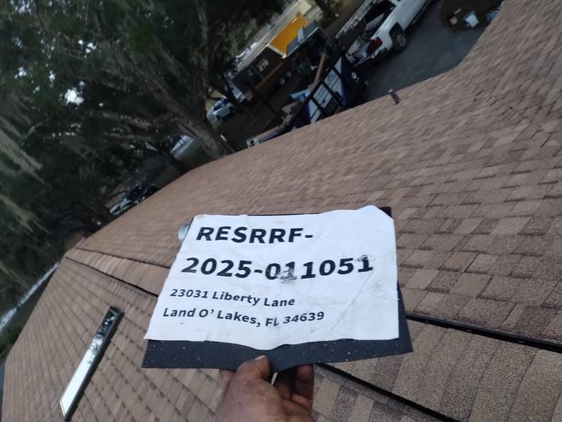 roofing project near Liberty Ln in Land O' Lakes