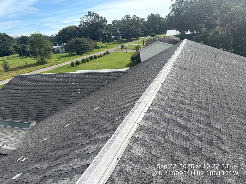 residential shingle roof replacement by Hloska Roofing in Zephyrhills