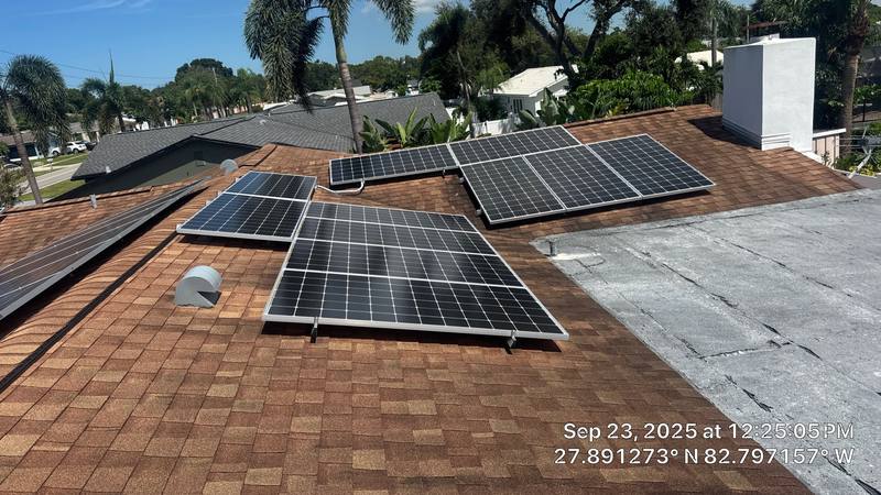 residential shingle roof replacement by Hloska Roofing in Largo